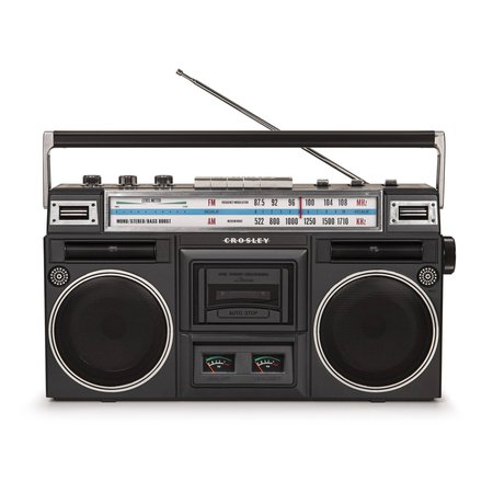 CROSLEY Retro Cassette Player Radio CT201ABK